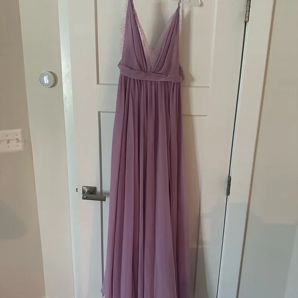 NWOT Michael Costello Purple Plunge Sundress Resort Wear - Picture 6 of 6